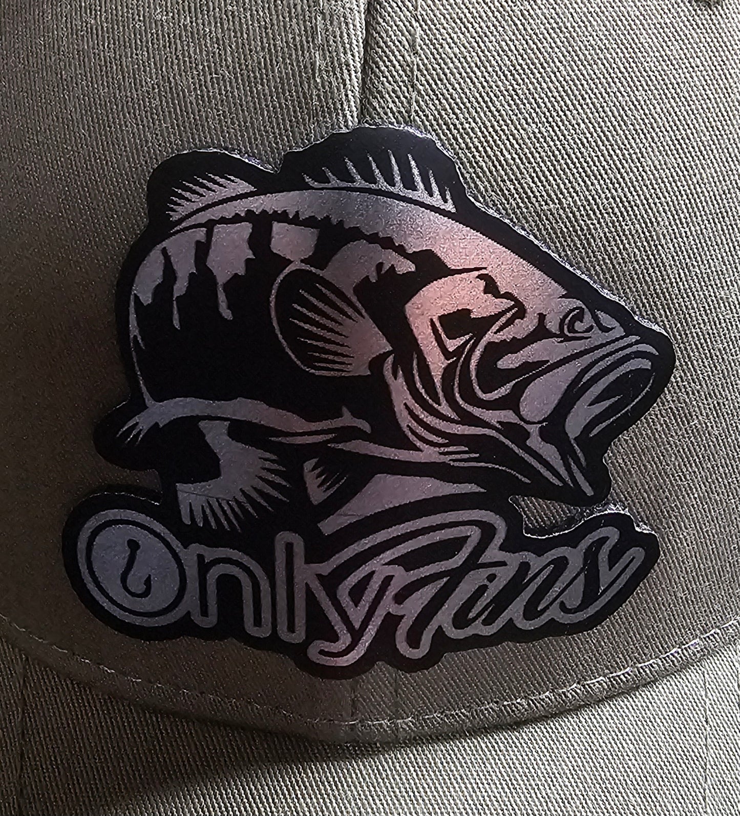 OnlyFins Loden and Black Flexfit trucker hat