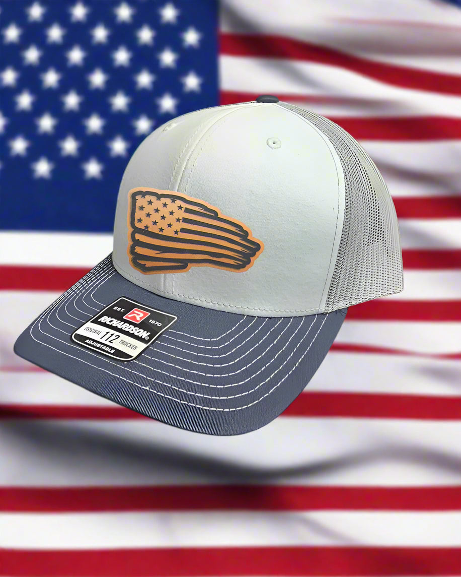 Tattered flag hat