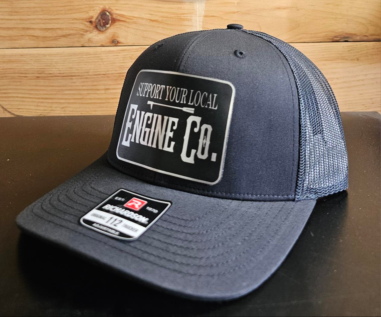 Fire Department support your local engine company hat